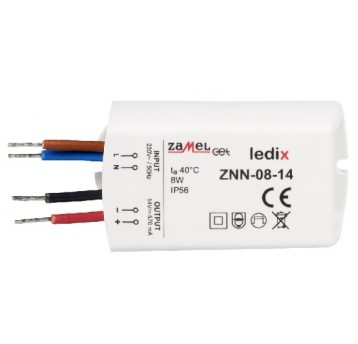 LED zasilacz n/t 14V DC 8W ZAMEL ZNN-08-14