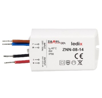 LED zasilacz n/t 14V DC 8W ZAMEL ZNN-08-14