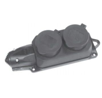 Listwa gumowa 2x230V 16A IP44 F-ELEKTRO F6.0371