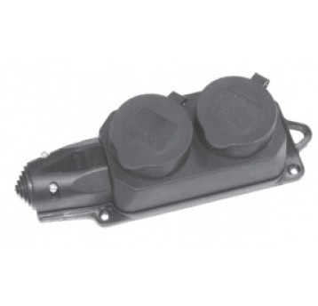 Listwa gumowa 2x230V 16A IP44 F-ELEKTRO F6.0371