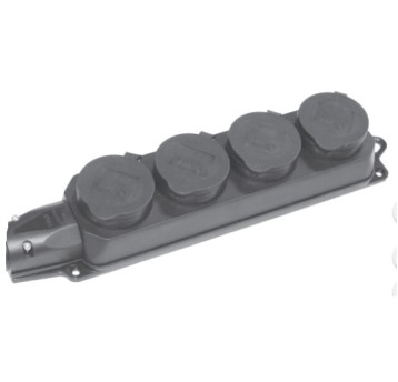 Listwa gumowa 4x230V 16A IP44 F-ELEKTRO F6.0373