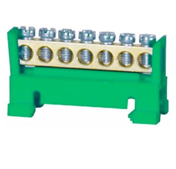 Listwa zaciskowa nieizol. 7x ziel. F2.0115 F-ELEK