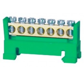 Listwa zaciskowa nieizol. 7x ziel. LZ7/Z PAWBOL