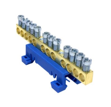 Listwa zaciskowa nieizol. 9x nieb. N9 MOREK