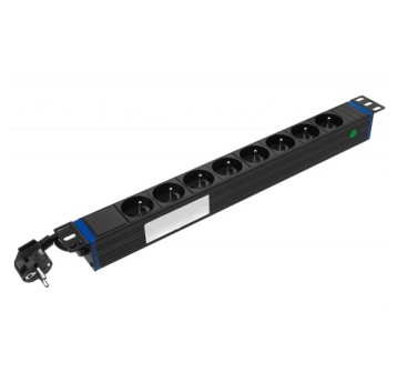 Listwa zasilająca 19" 1U 8 x gn zu z wt. 1,8m O479