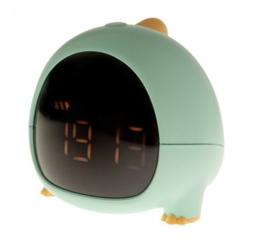 MARY'S Budzik Mały Dino zielony ECOlight MW20530