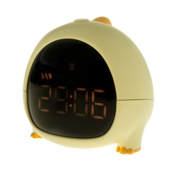 MARY'S Budzik Mały Dino żółty ECOlight MW20529