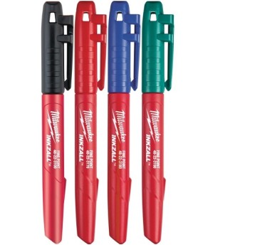 MILWAUKEE Marker INKZALL 4kolory (4szt) 48-22-3106