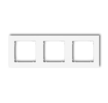 MINI biały mat 25MR-3 Ramka 3-krotna KARLIK