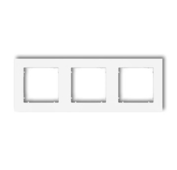 MINI biały MR-3 Ramka 3-krotna KARLIK