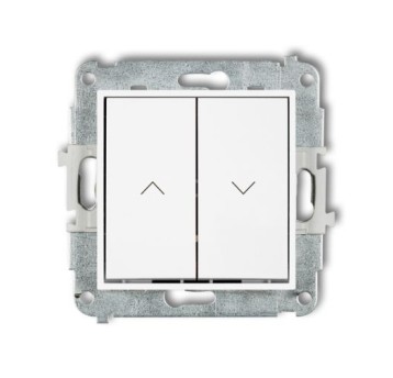 MINI biały MWP-8 Przycisk żaluzjowy KARLIK