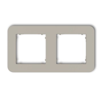 MINI taupe 60MRTZ-2 Ramka zaokrąglona 2-krotna KAR