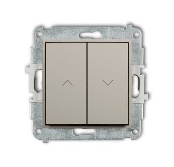 MINI taupe 60MWP-8 Przycisk żaluzjowy KARLIK