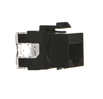 Moduł keystone RJ45 kat.6 UTP czar. CJ645U KONTAK