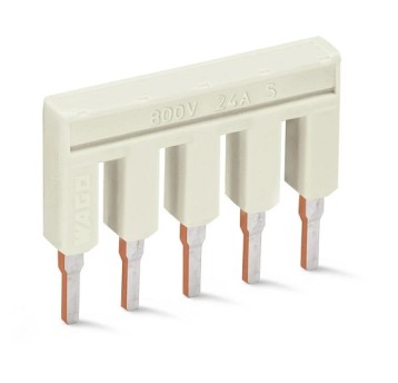 Mostek 5-tor.z izolacją jasnoszary 2002-405 WAGO