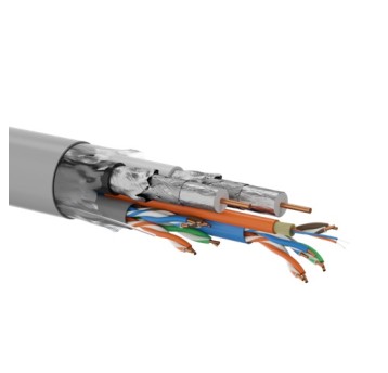 Multi-kabel 2xRG6 2xUTP5e 1xFTTH2J PVC Q-LANTEC