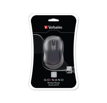 Mysz bezprzewodowa VERBATIM Go-Nano czarna 49042
