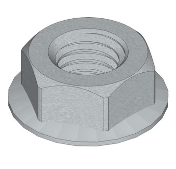 Nakrętka kołnierzowa nierdzewna M10