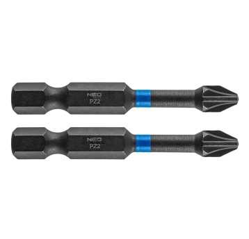 NEO Bity udarowe PZ2 x 50 mm, 2 szt. 56-522