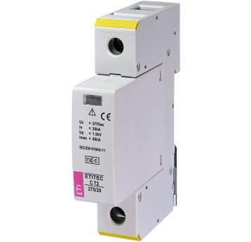 Ogranicznik przepięć 1P C ETITEC C T2 275/20 ETI