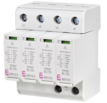 Ogranicznik przepięć 4P B+C+D ETITEC ML T123 ETI