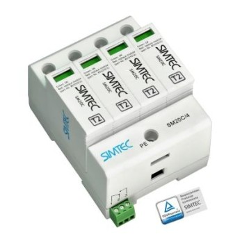 Ogranicznik przepięć 4P C 20-40kA Simtec SIMET