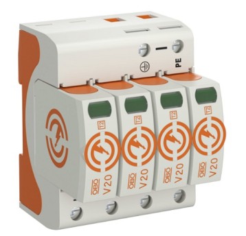 Ogranicznik przepięć 4P C/T2 V20-4-280 OBO 5095164