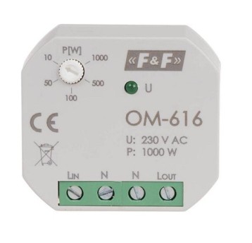 OM-616 Ogranicznik poboru mocy 230V 1000W p/t F&F