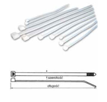 Opaska biała 100x2,5 GT-100MC TRYTYT 700194