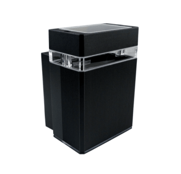 Oprawa ścienna NESSA 1xGU10 czarna IP54 GTV 122254