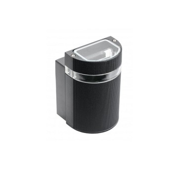 Oprawa ścienna SILVA czarna 1xGU10 IP54 GTV 122131