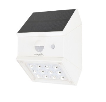 Oprawa solarna LED+PIR 2,5W CCT biały RUBIC 402976