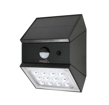 Oprawa solarna LED+PIR 2,5W CCT czarnyRUBIC 402624
