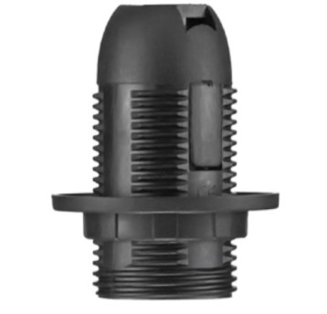 Oprawka E14 OTE14-01/0 termopl. z kołni. czarna