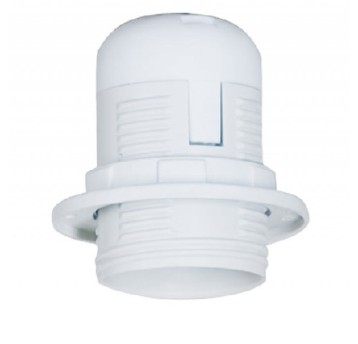 Oprawka E27 biała termopl. z koł. F-ELEKTR F4.0109