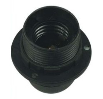 Oprawka E27 czarna termopl. z koł. F-ELEKT F4.0108