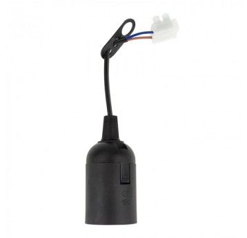 Oprawka E27 z przewodem czarna ECOlight EC20810
