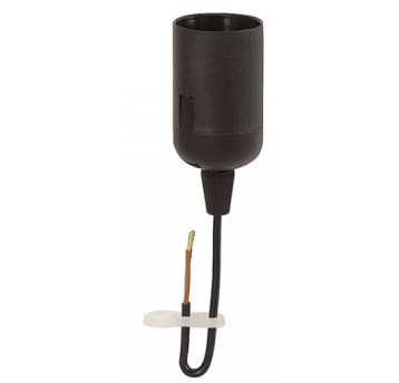 Oprawka E27 z przewodem czarna F-ELEKTRO F4.0140
