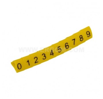 Oznacznik OZ-2/"0"-"9" fi3,5-6,5mm (100szt) ERGOM