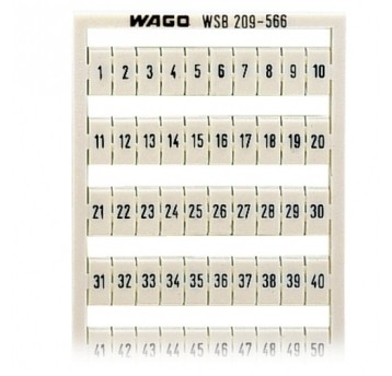 Oznaczniki 1-50 (2x50szt) 209-566 WAGO