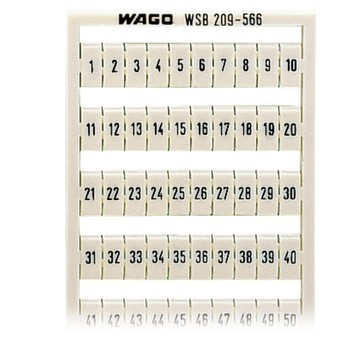 Oznaczniki 1-50 (2x50szt) WSB 209-566 WAGO