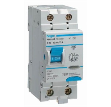 P312 B16A 30mA AC wył.r-p. HAGER ADC916D