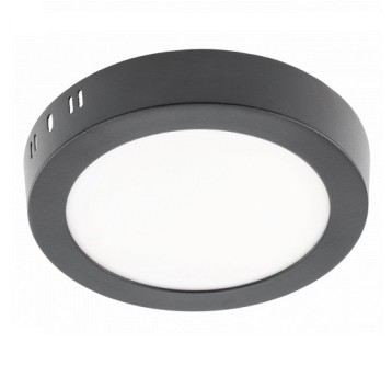 Panel LED czarny okrągły n/t 7W NW ORIS GTV387814