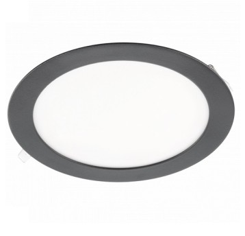 Panel LED czarny okrągły p/t 7W NW ORIS GTV399770
