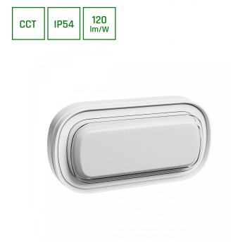 PASTILO 15W 3CCT 230V IP54 biała owalna SPECTRUM