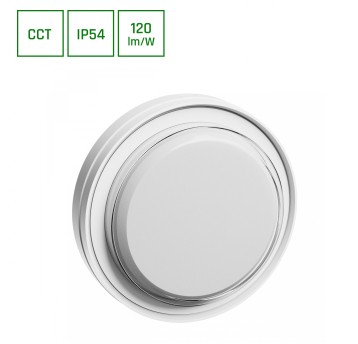 PASTILO 15W 3CCT IP54 biała okrąg SPECTRUM 177221