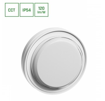PASTILO 15W 3CCT IP54 biała okrąg SPECTRUM 177221