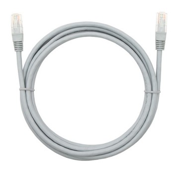 Patchcord UTP kat.5e 1m szary 2755