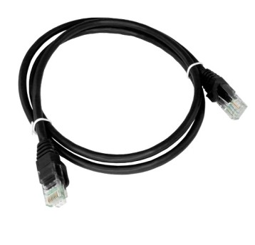 Patchcord UTP kat.5e 2m czarny ALANTEC 551855