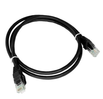 Patchcord UTP kat.6 0,5m czarny ALANTEC 558663